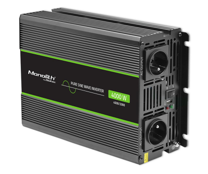 Przetwornica samochodowa Qoltec Przetwornica napięcia 2000W/4000W 12V na 230V